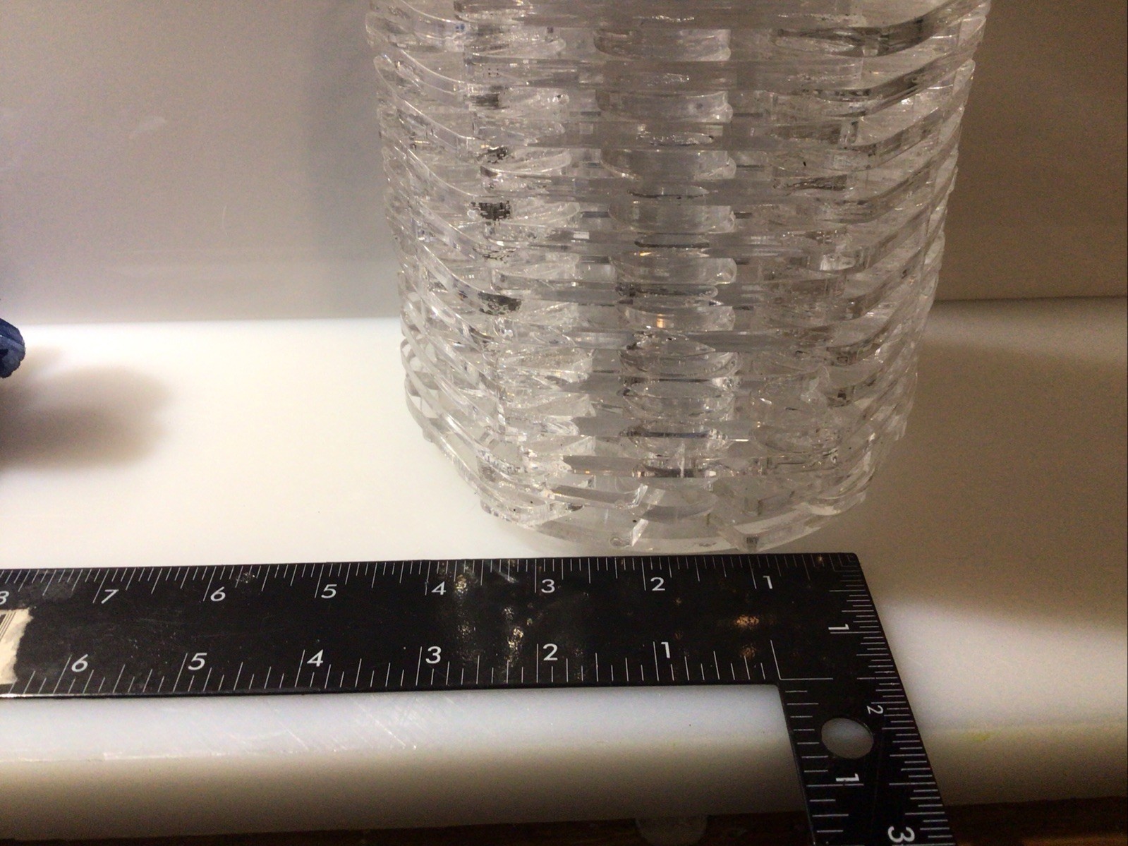 Acrylic flower Vase Hand Made