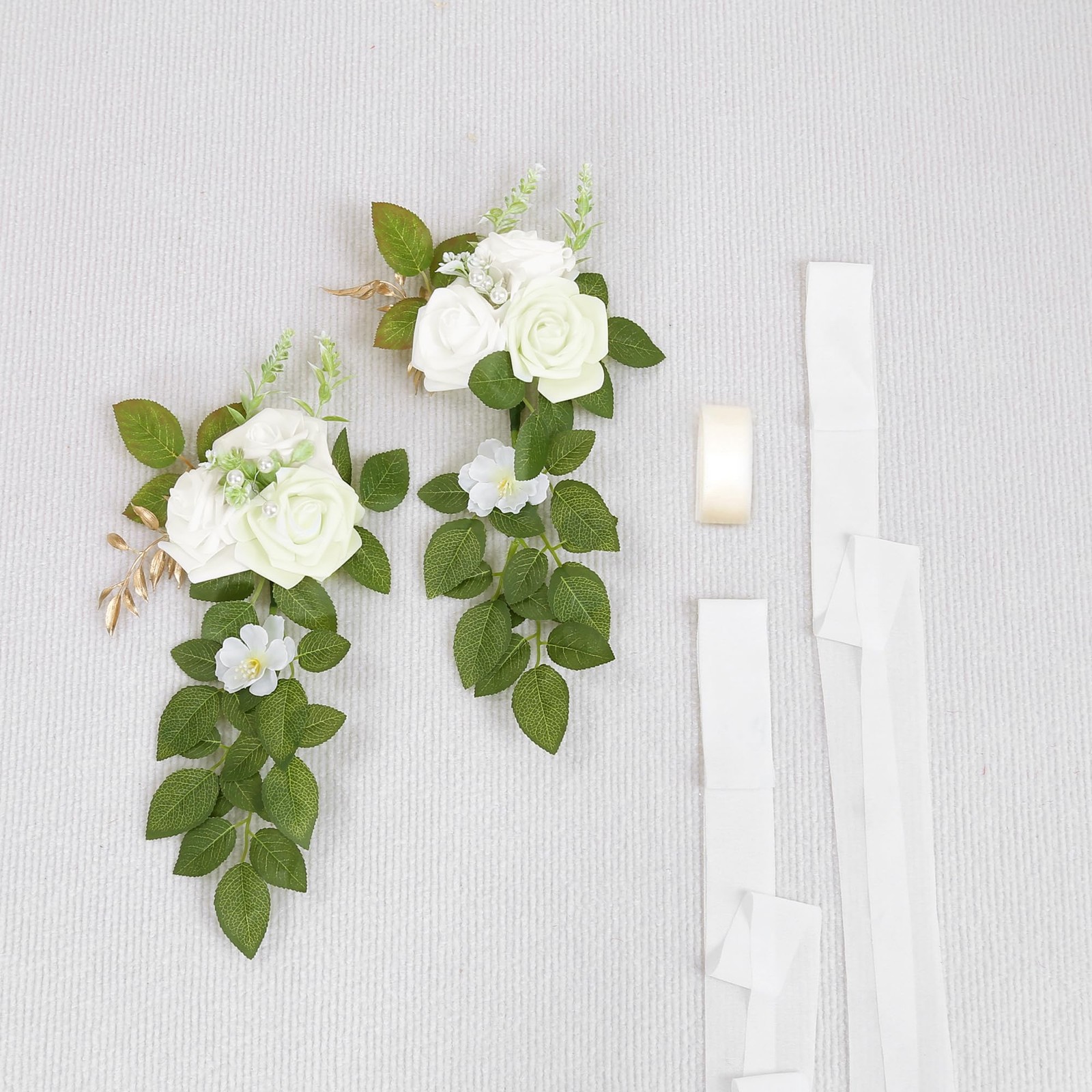 10 Wedding Aisle Decorations for Wedding Ceremony White Wedding Chair Decorat…