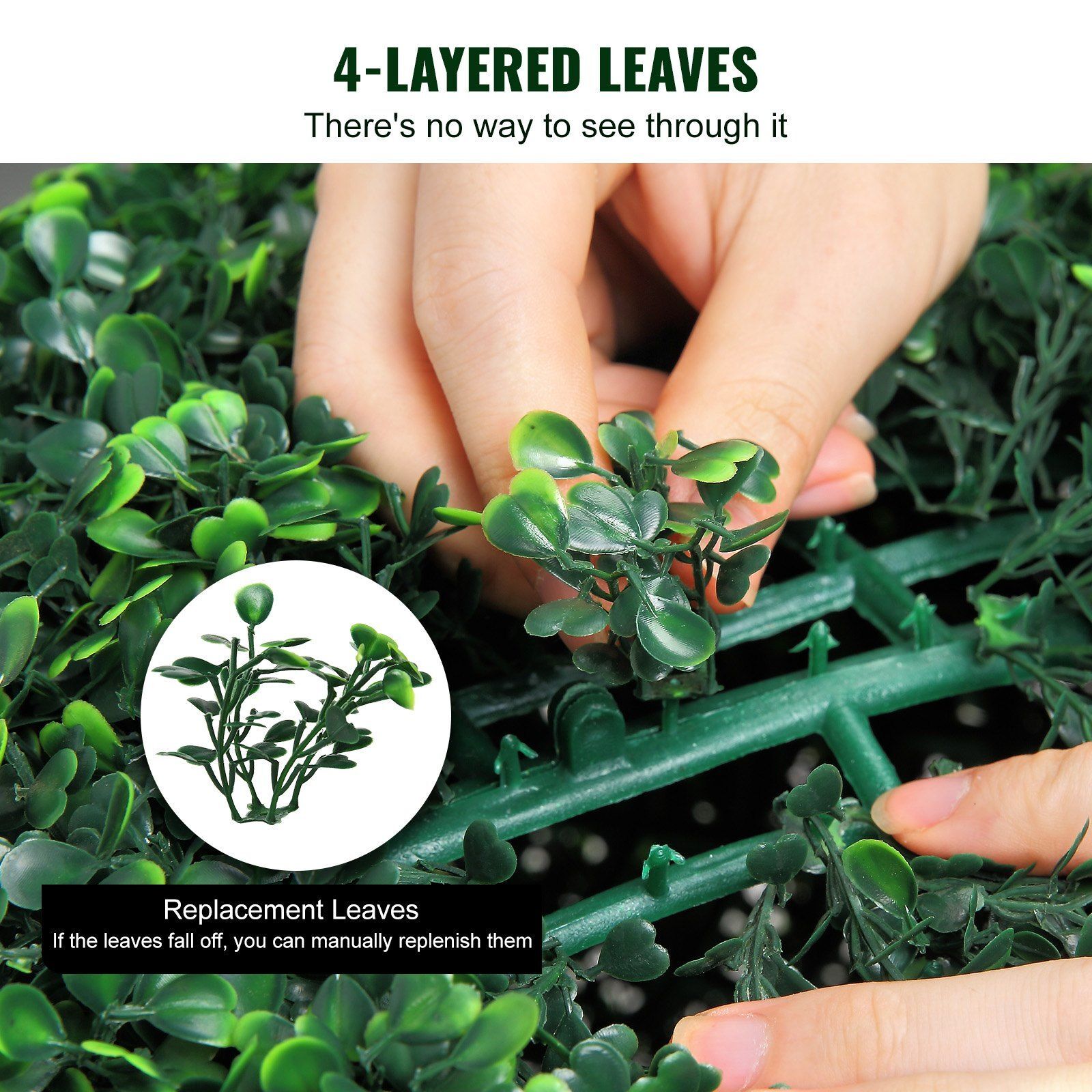 2pcs 16″Artificial Topiaries Boxwood Trees All-year Feaux Plant Decorative Balls