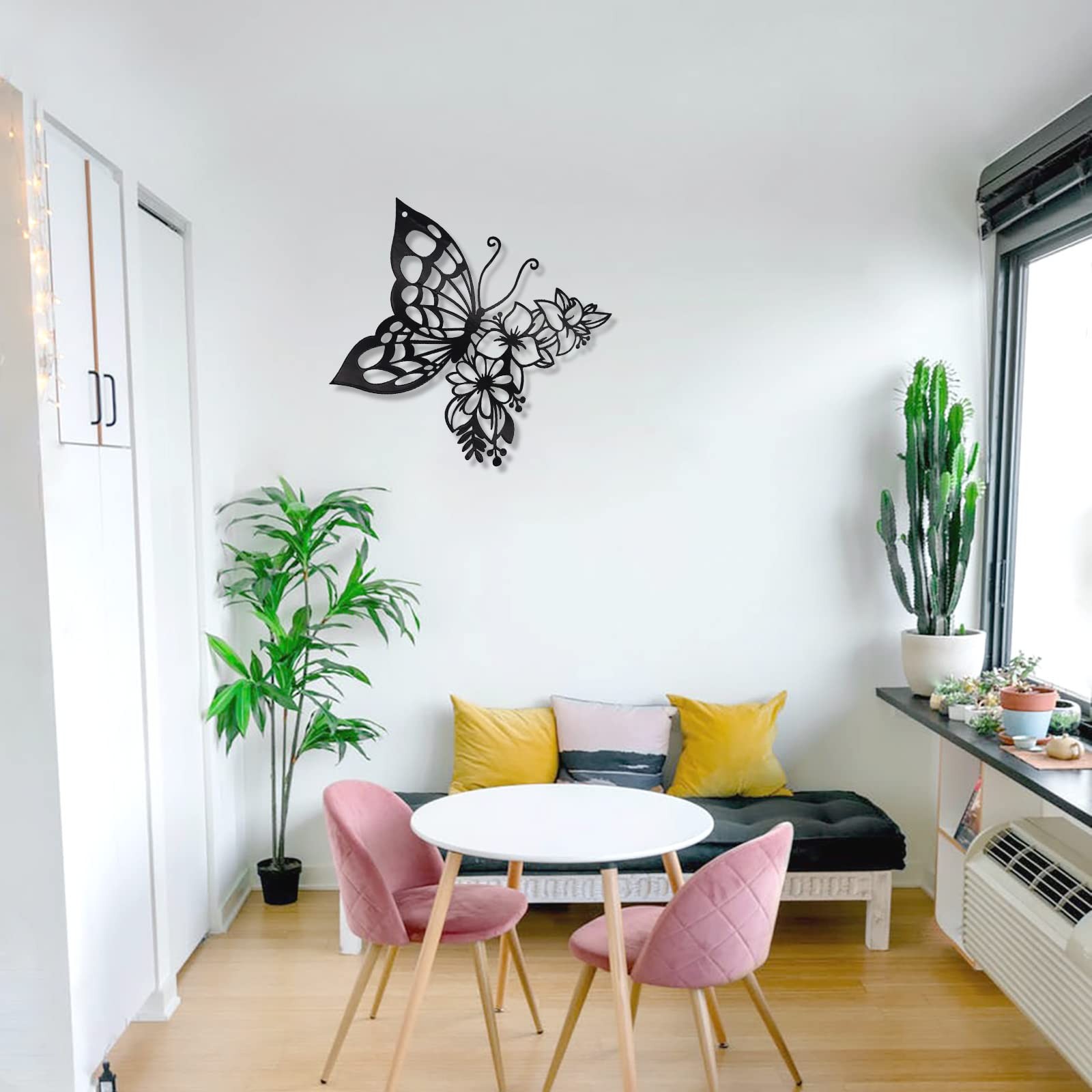 EZ4ENCE Butterfly Decoration Wall Art Boho Home Decor Medium, 1pcs