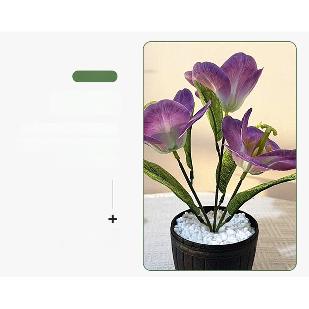 Artificial Flower with Realistic 3D Printed Design for Multiple Displays Blue