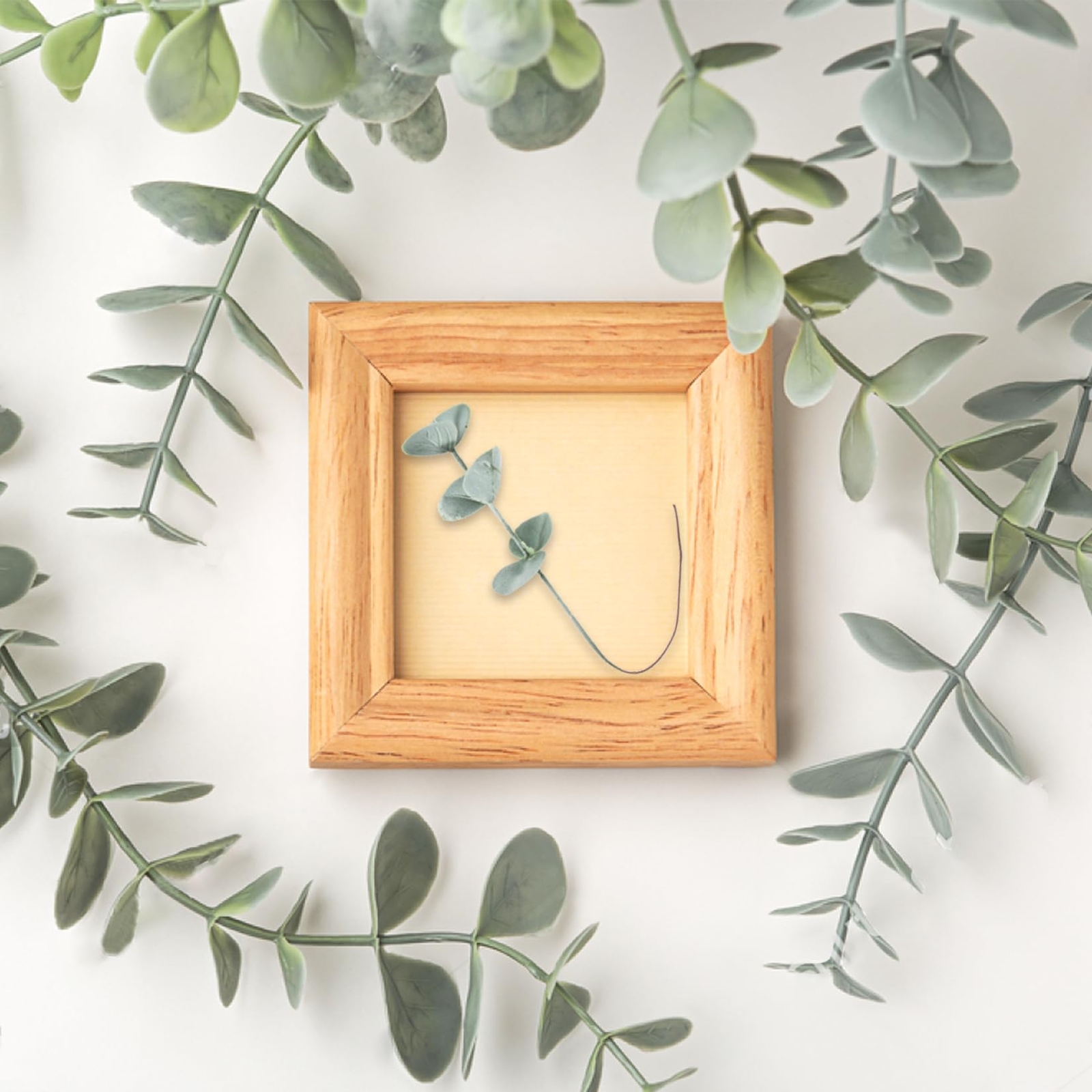 24pcs Artificial Eucalyptus Stems – Faux Eucalyptus Branches Decor Fake Eucalypt