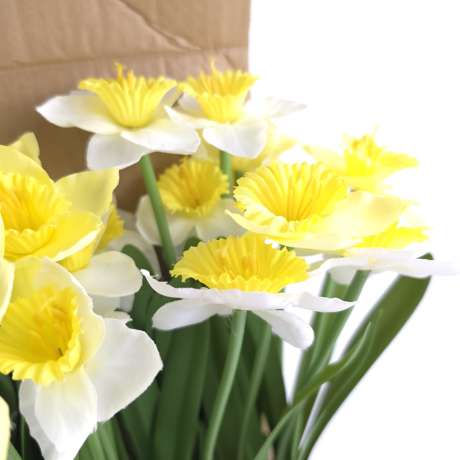 Set of 2 15″ Daffodil Bundles by Valerie Faux Yellow Flowers