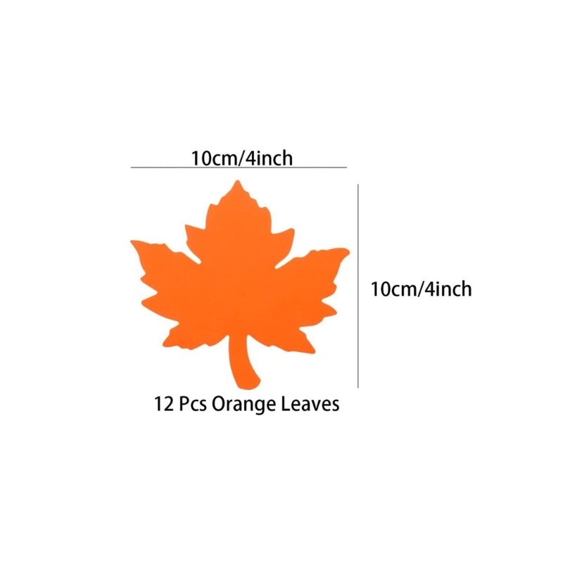 60pcs Leaf Cut Out Cards Smooth Writing Paper Thanksgiving Craft Supplies
