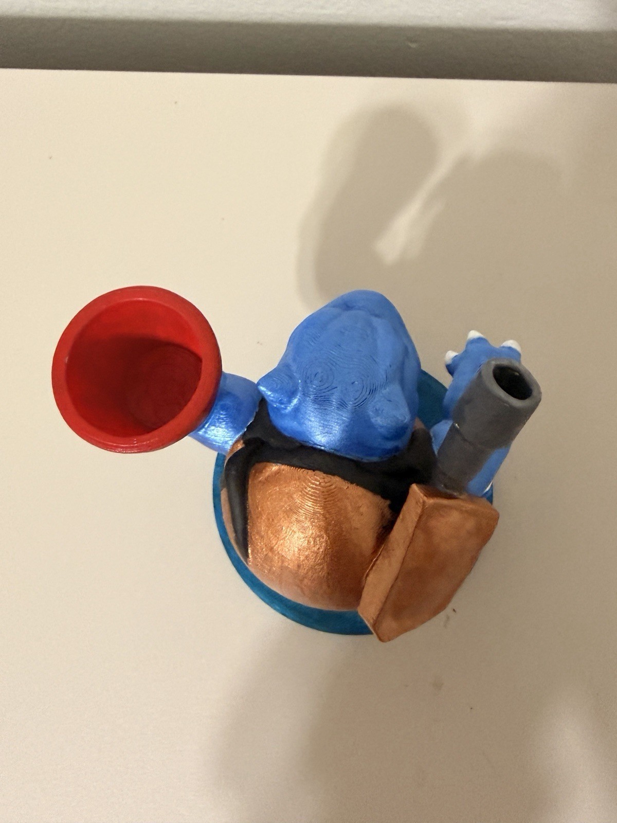 Pokemon Blastoise Flower Pot- Custom Made 3D Printed