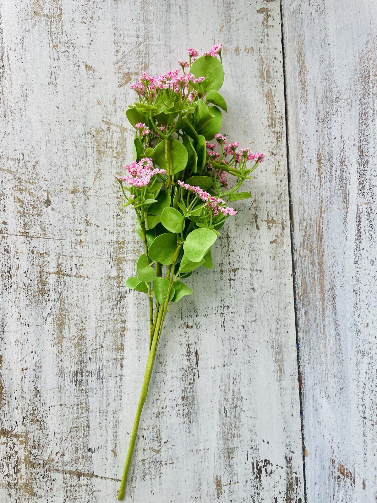 Queen Ann’s Lace Spray, Pink Faux Florals New One Spray