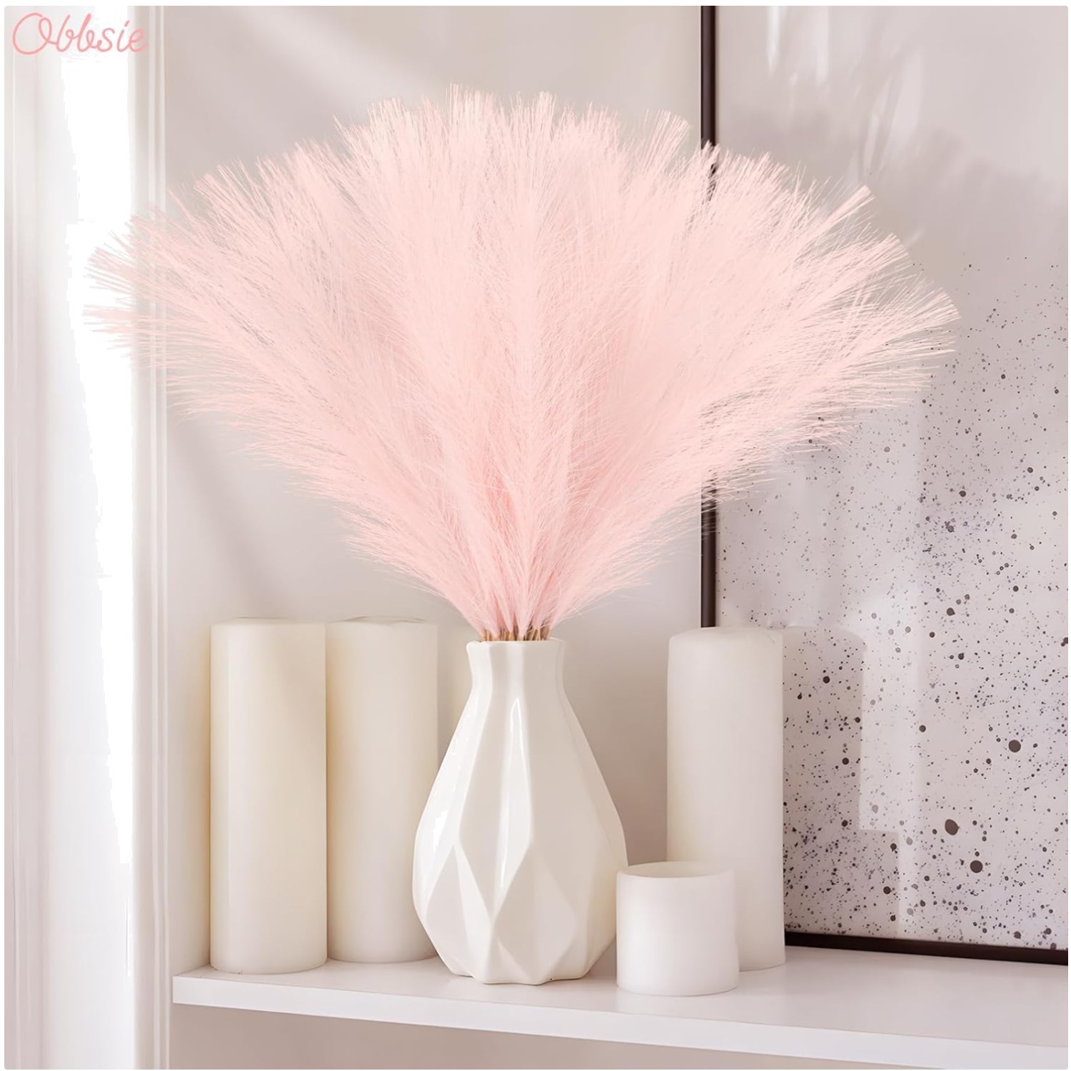 Artificial Pink Pampas Grass Flowers – 150pcs