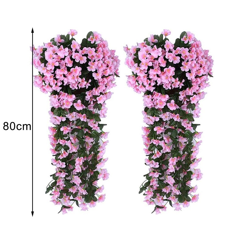 Long Wisteria Flower Vines for Outdoor Indoor Decoration 80cm 2pcs Set