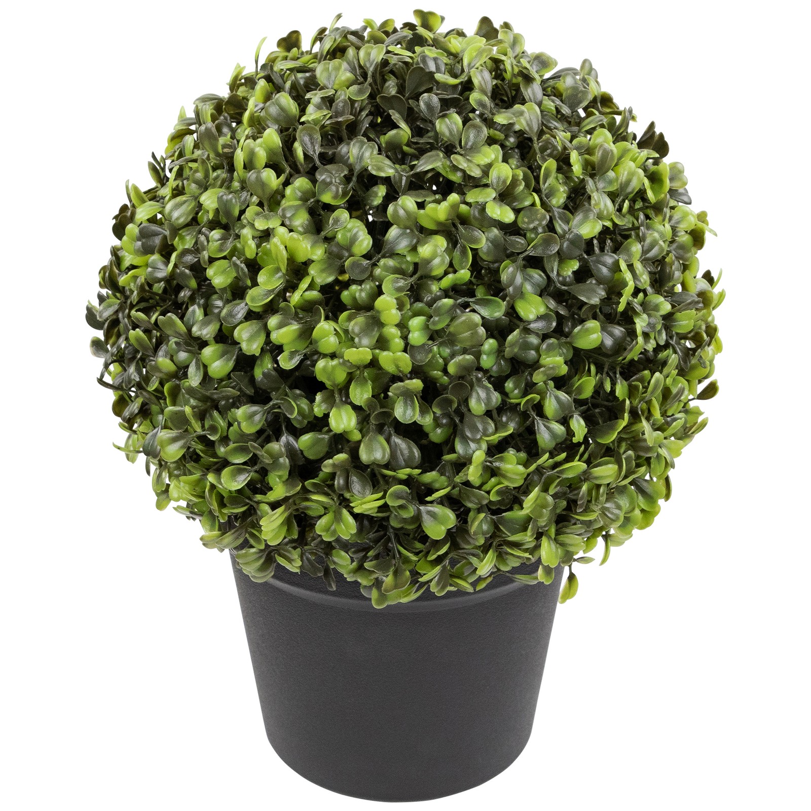 Northlight 10.5IN Potted Artificial 2Tone Green Boxwood Spring Garden Decor