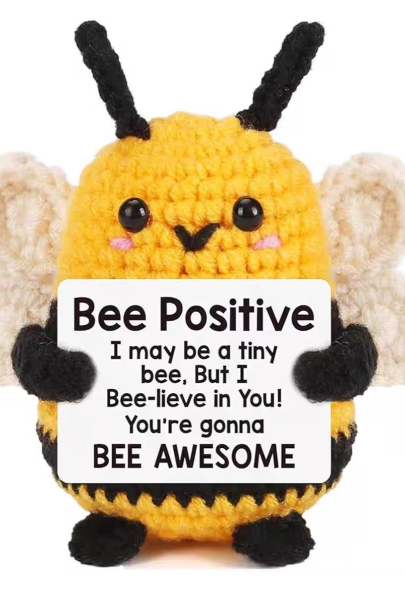 1 Piece, Crochet Toys, Bee Soft Toy, Cute Handmade Gift for Women, Men, Friends