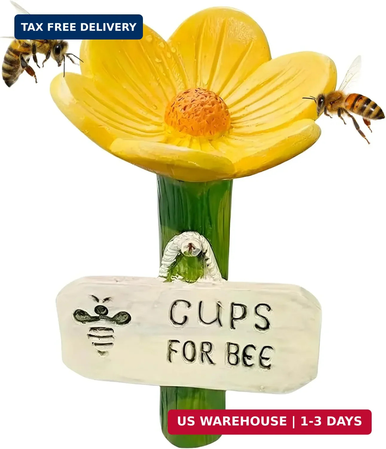 Bee Watering Station for Garden, Bees Bath, Flower-Shaped BeeWatering Stations,