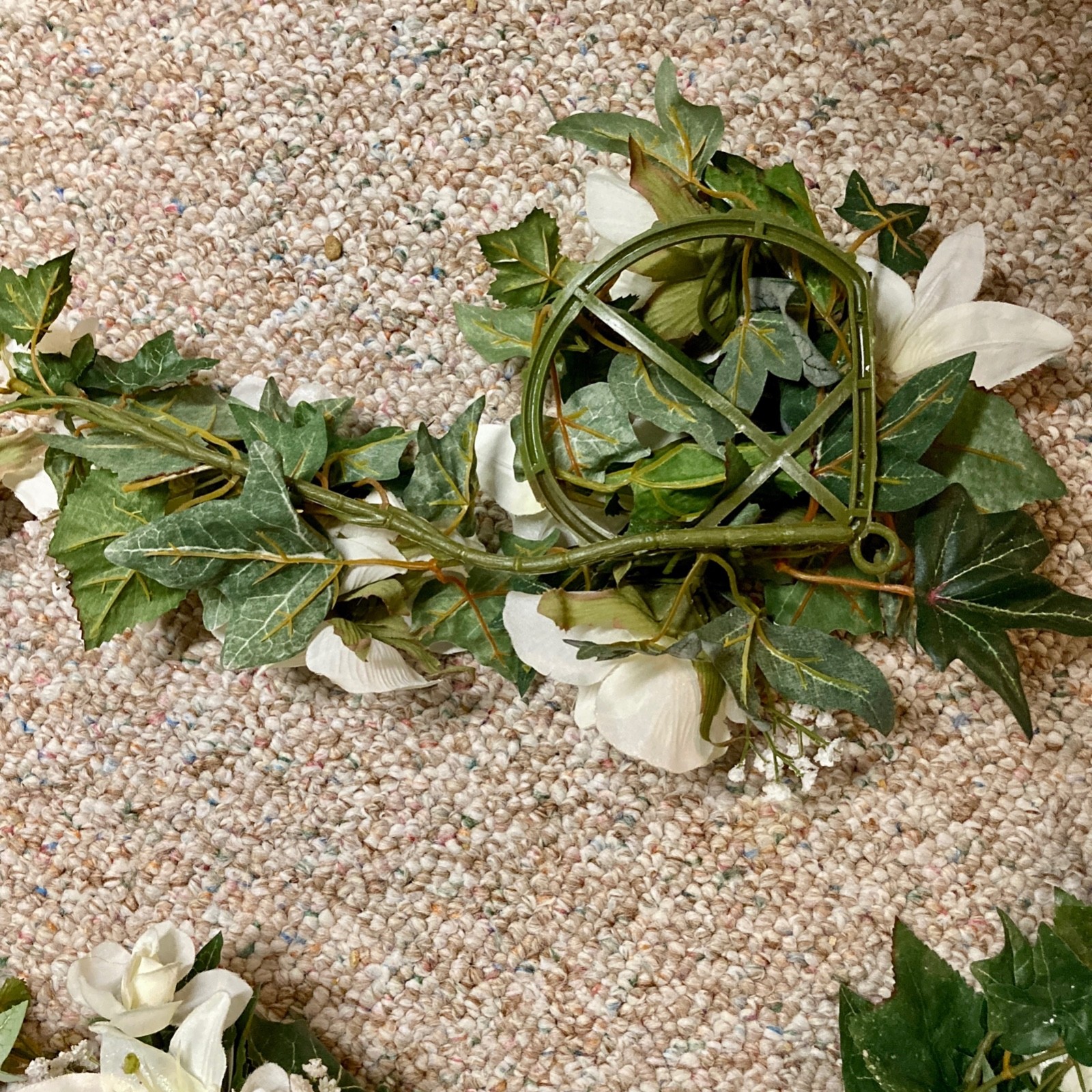 2 Wedding Arch Flower White Silk Garland Backdrop Artificial Swag Home Interiors