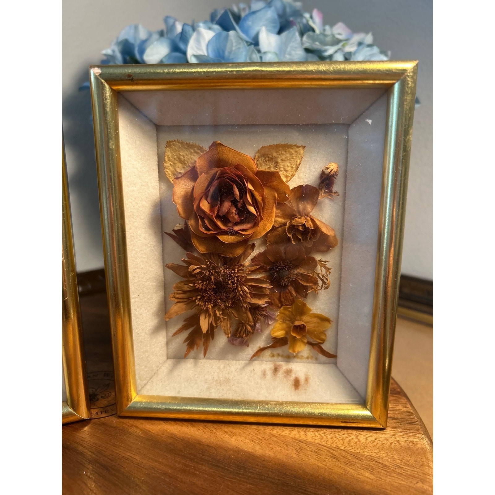 Vintage Dried Florals Wall Art Set