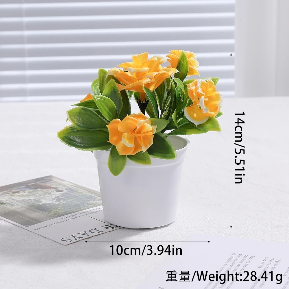 Artificial Potted Bonsai Tree Fake Plant Home Office Wedding Decor Ornament