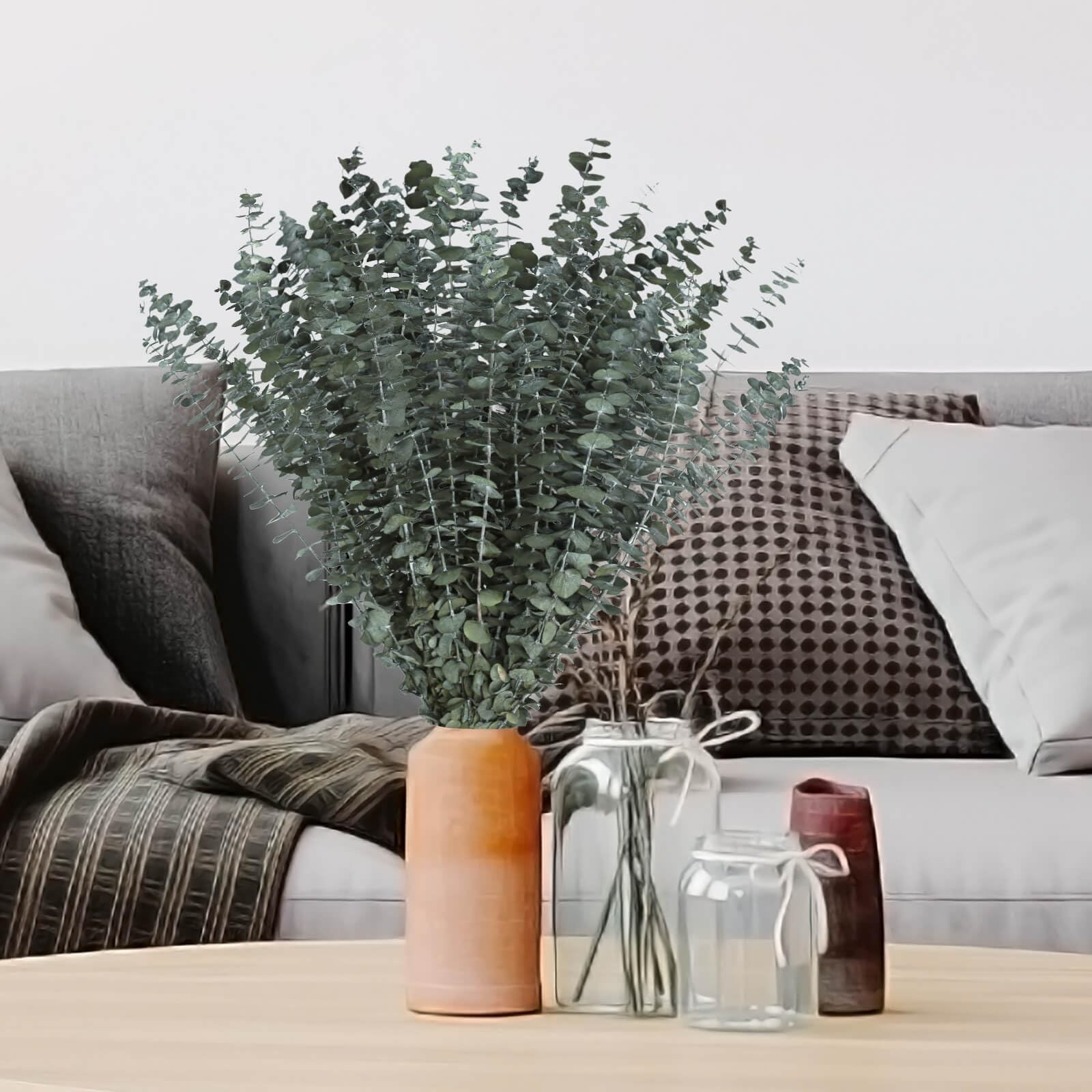 41 PCS Dried Preserved Eucalyptus Bundle for Shower-17 Real Large Dried
