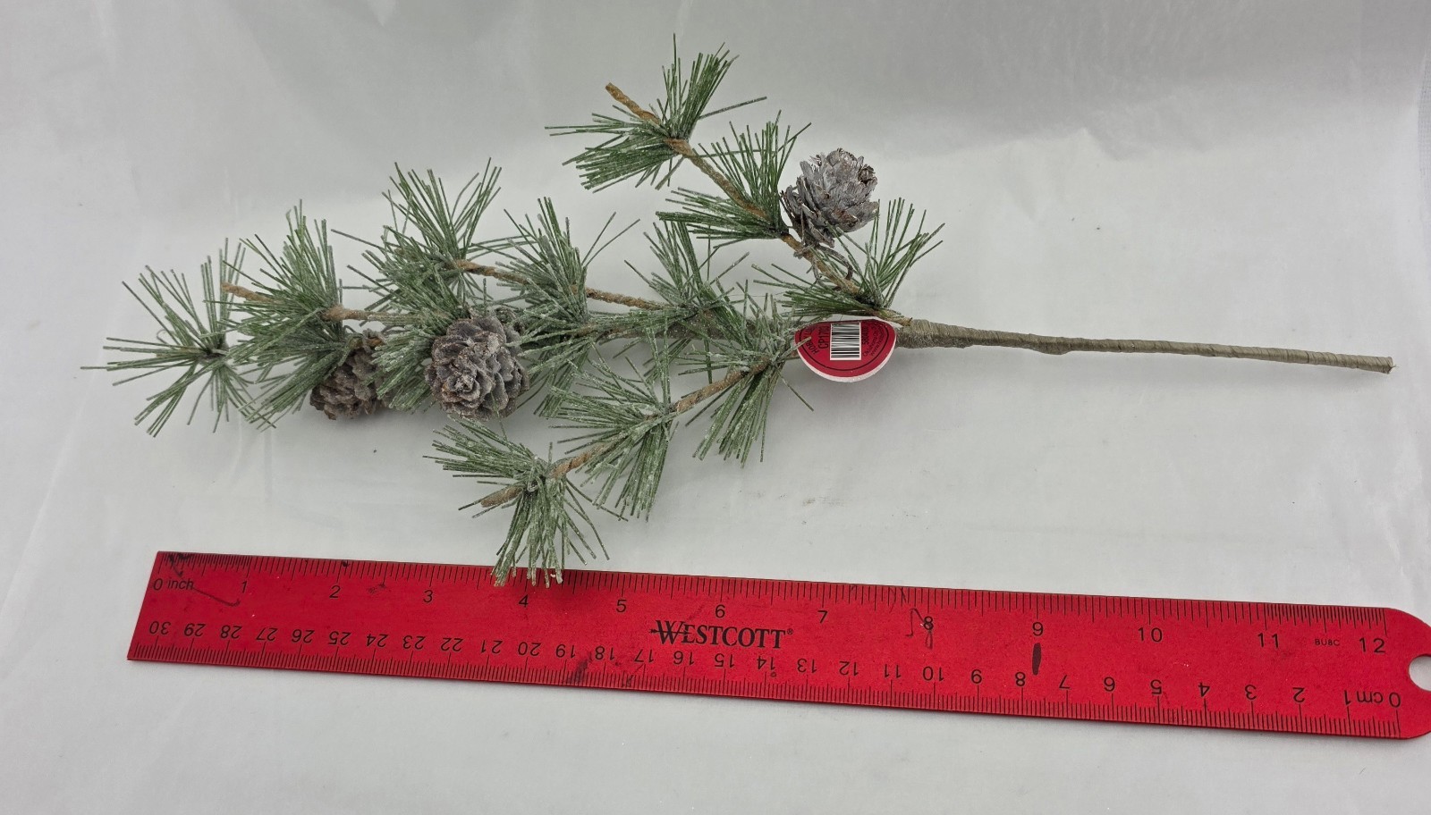 Pine Needle Cone Spray Branch Floral Picks Artificial Lot of 10 Stems 13″ Long
