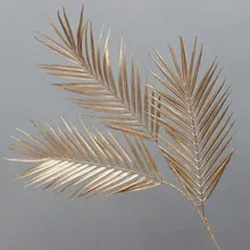 Golden Artificial Maple Eucalyptus Plant Leaves Branch Home Hotel Display Decor