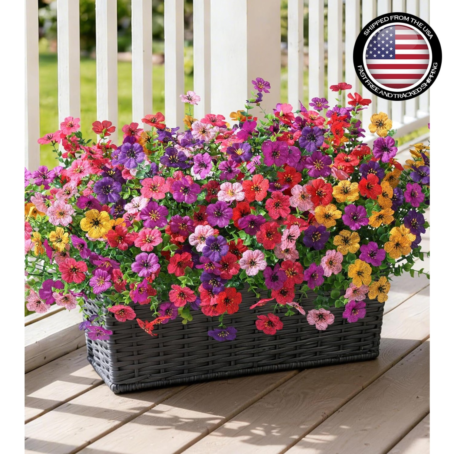 Mixed 6-Color Artificial Daisy Flower Bundles – Perfect for Home Decor & Gardens