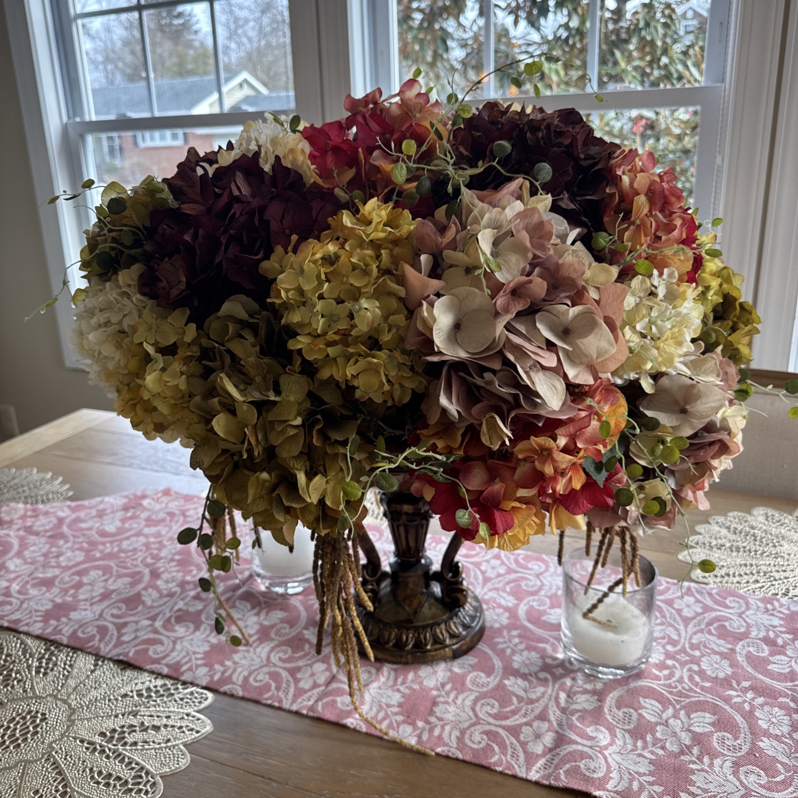 Grand Artificial Flower Arrangement By Professional Decorator