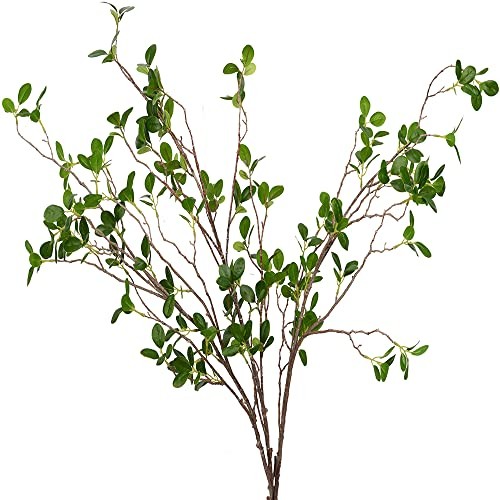 pcs Artificial Branches Plants Artificialery Stems Fauxery Stems Faux 3 Green