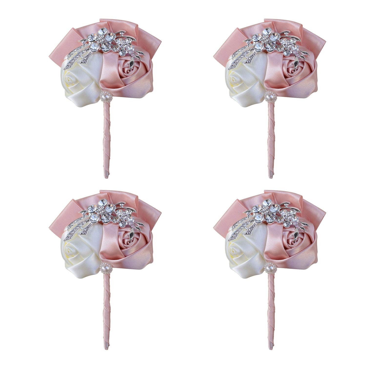 Groom Boutonniere Men Wedding Flowers Buttonholes Accessories Homecoming