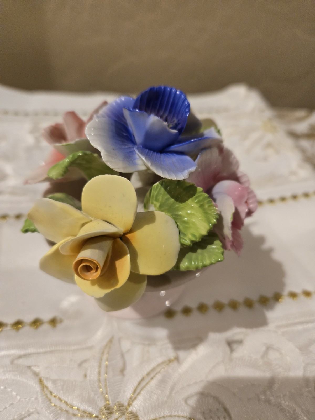 Vtg Thorley English Bone China Floral Bouquet – Staffordshire, England
