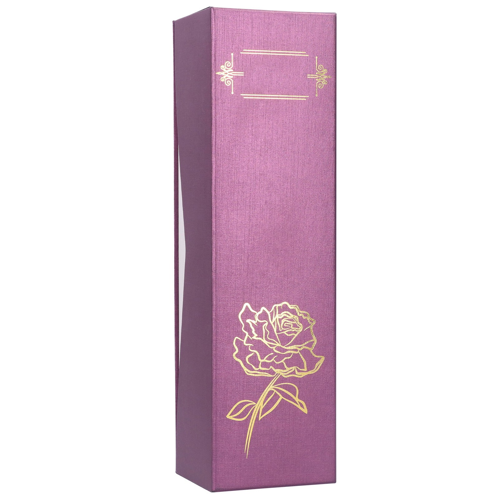 Real Purple Rose 24K Gold Dipped Preserved Flower Gift Home Decoration For Valen
