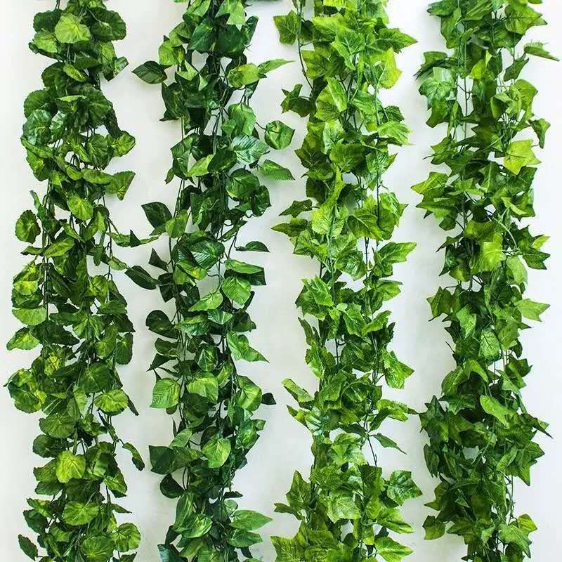 12 Strip 72 Leaves 200cm Artificial Vine Fake Ivy Plant Home / Garden Decor NEW