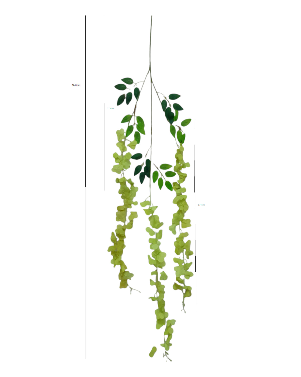 60 pieces pack artificial wisteria flowers hanging flowers wall decoR