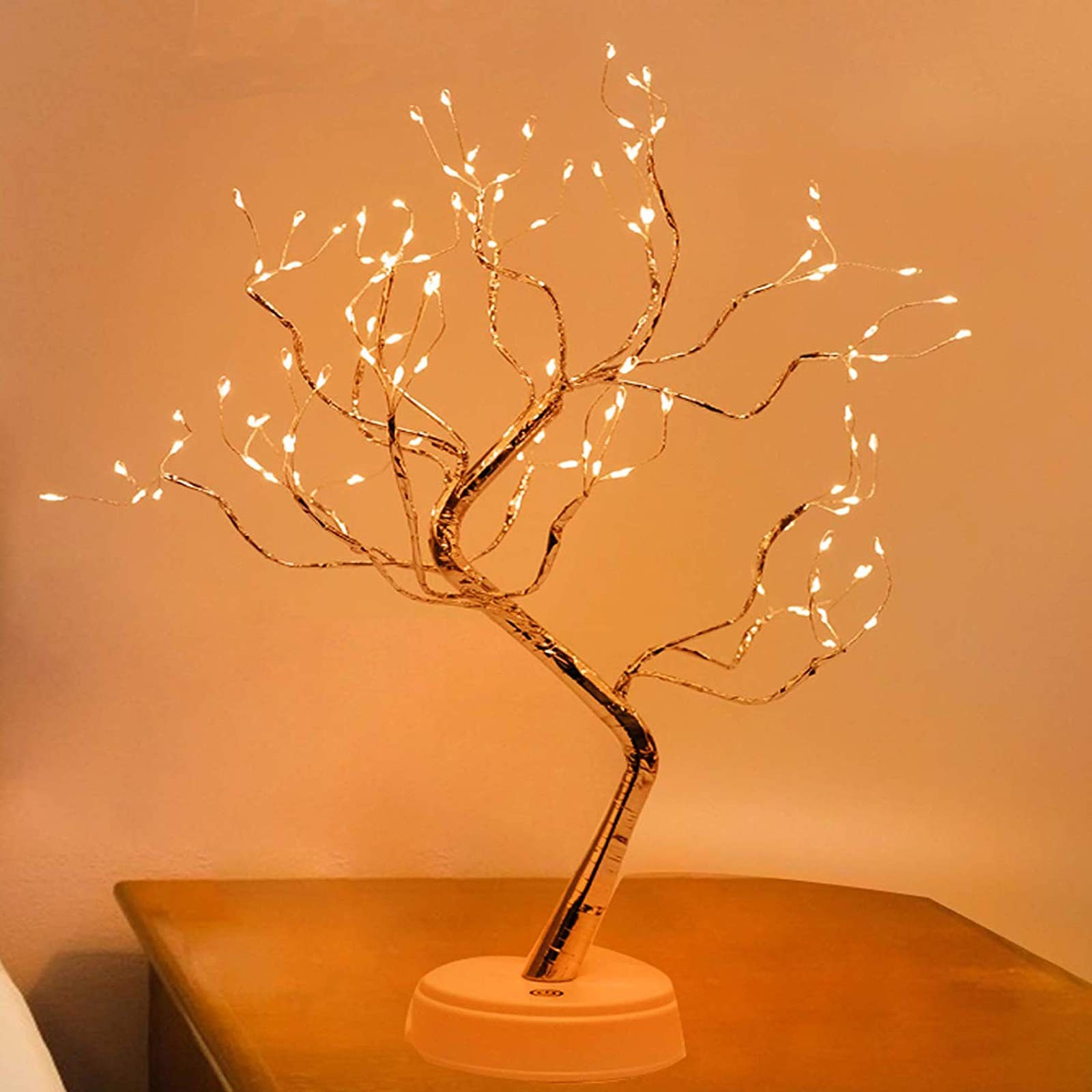 Branch Lights 108 LEDs New Silver Copper Wire Tree Branches Bonsai Table Tree…
