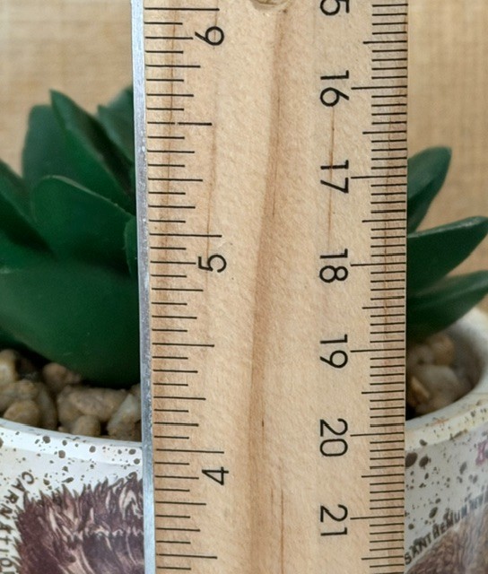 SMALL ARTIFICIAL SUCCULENT PLANT SHELF-SITTER DESK-TOP DECOR DORM ACCESSORY
