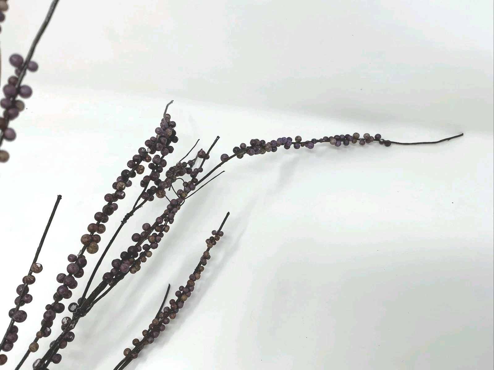 Arty Imports Berry Spray 46” Long Purple Vase Basket Filler 1 Pick NOS