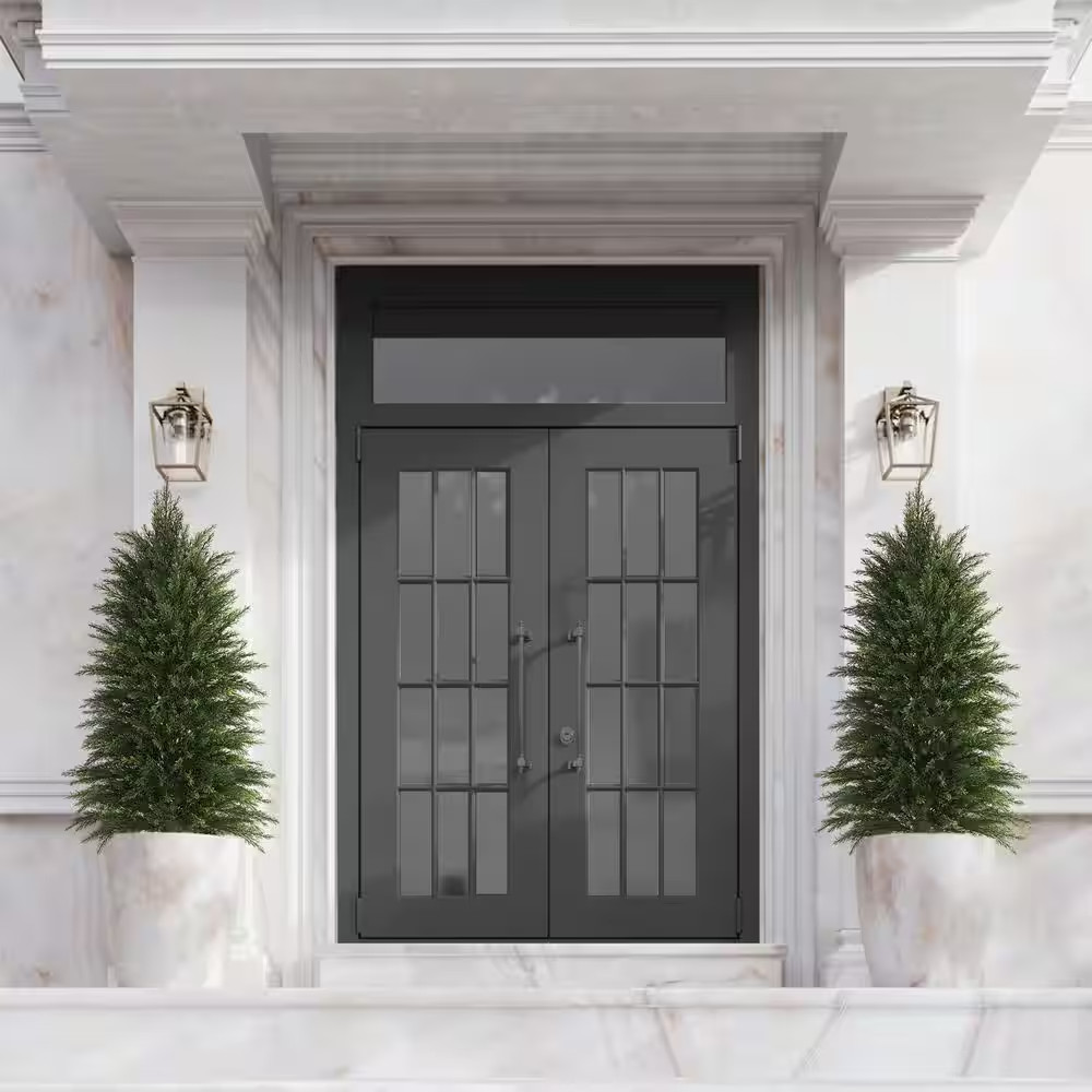 4 Ft. Artificial Cedar Topiary Trees, Faux Cypress Tree, Fake Cypress Tree in Po