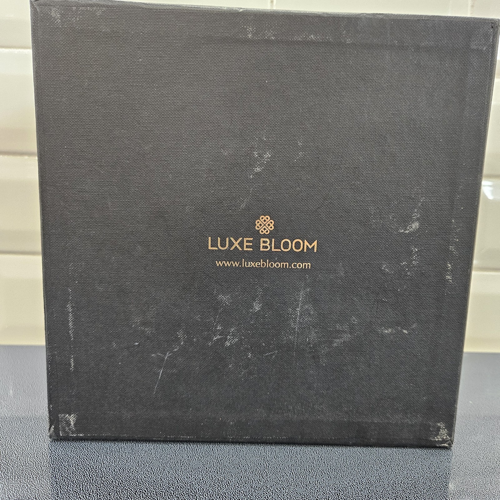 Forever Purple Roses Preserved Eternal Flowers Luxe Bloom 16 in Square Gift Box