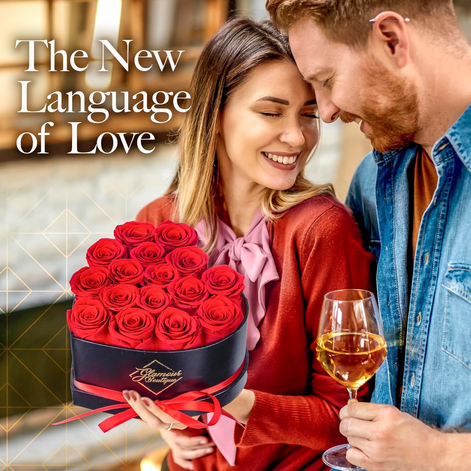 Forever Red Roses Gift Box – Timeless Preserved Flowers for Special Occasions