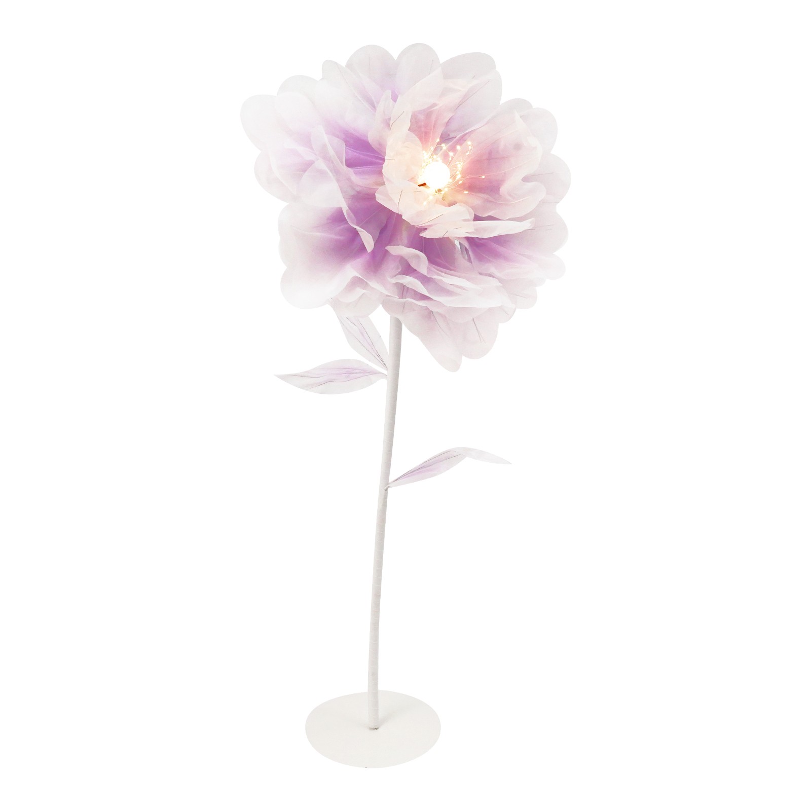 Flower Decoration with Light Auto-Open Artificial Flower Floral Decor for Party