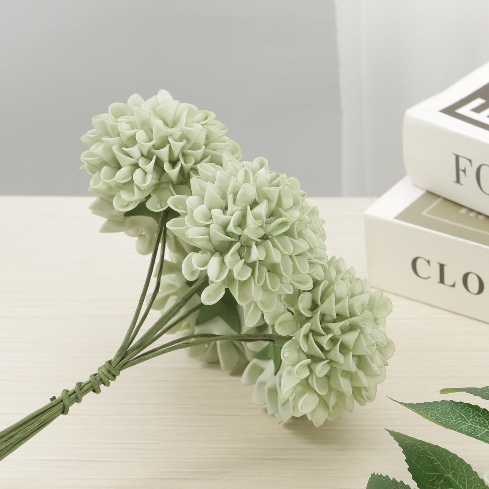 Artificial Flowers, 25pcs Realistic Artificial Rose for DIY Wedding Bouquets …