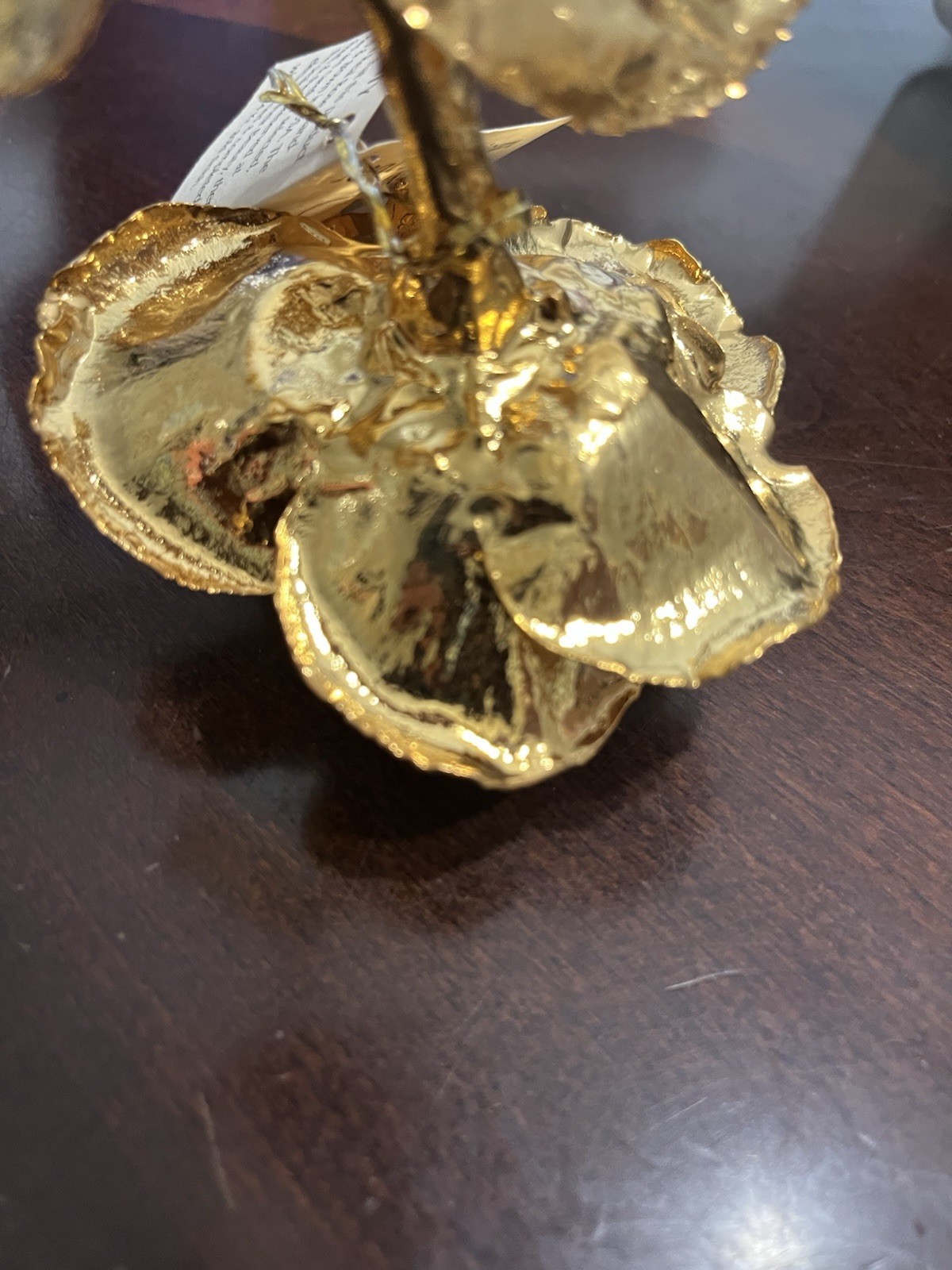 24k Gold-Dipped Real American Rose 11”