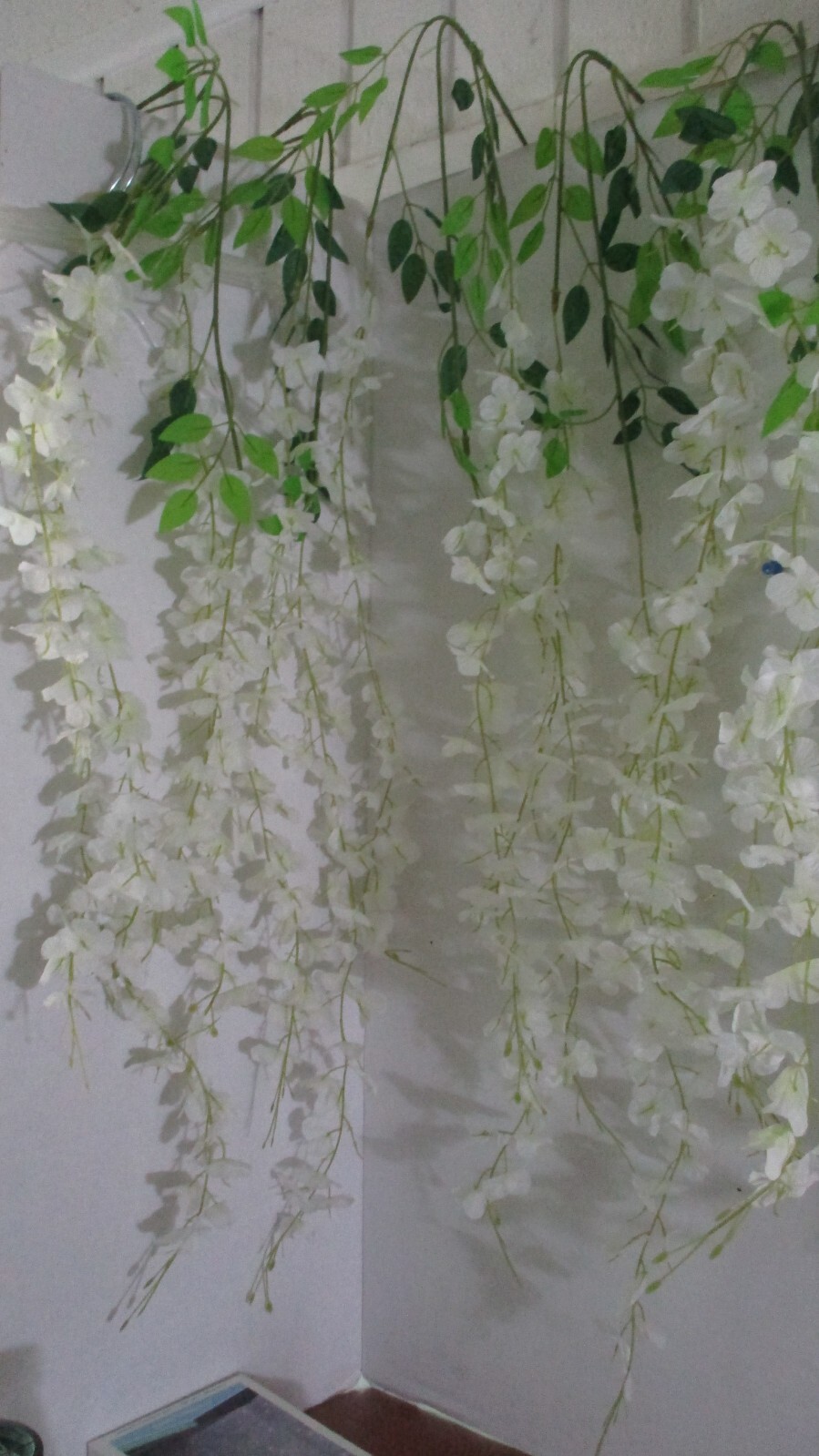 Set of 11 White WISTERIA / DOGWOOD GARLAND VINES~New (tk)