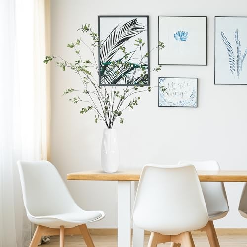 47.2’’ 4Pcs Artificial Ficus Branches Artificialery Stems Faux Ficus Green