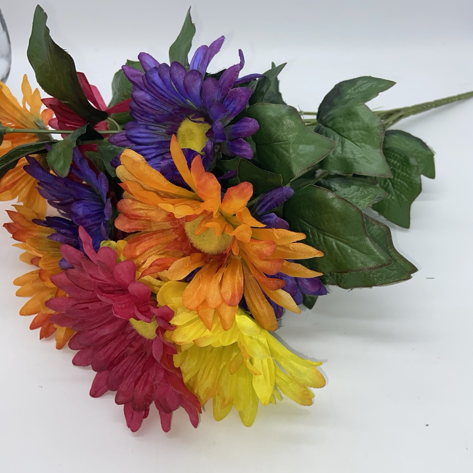 Hobby Lobby Gerber Daisy Silk Flowers Daisies Artificial Multicolor 2 Bunches
