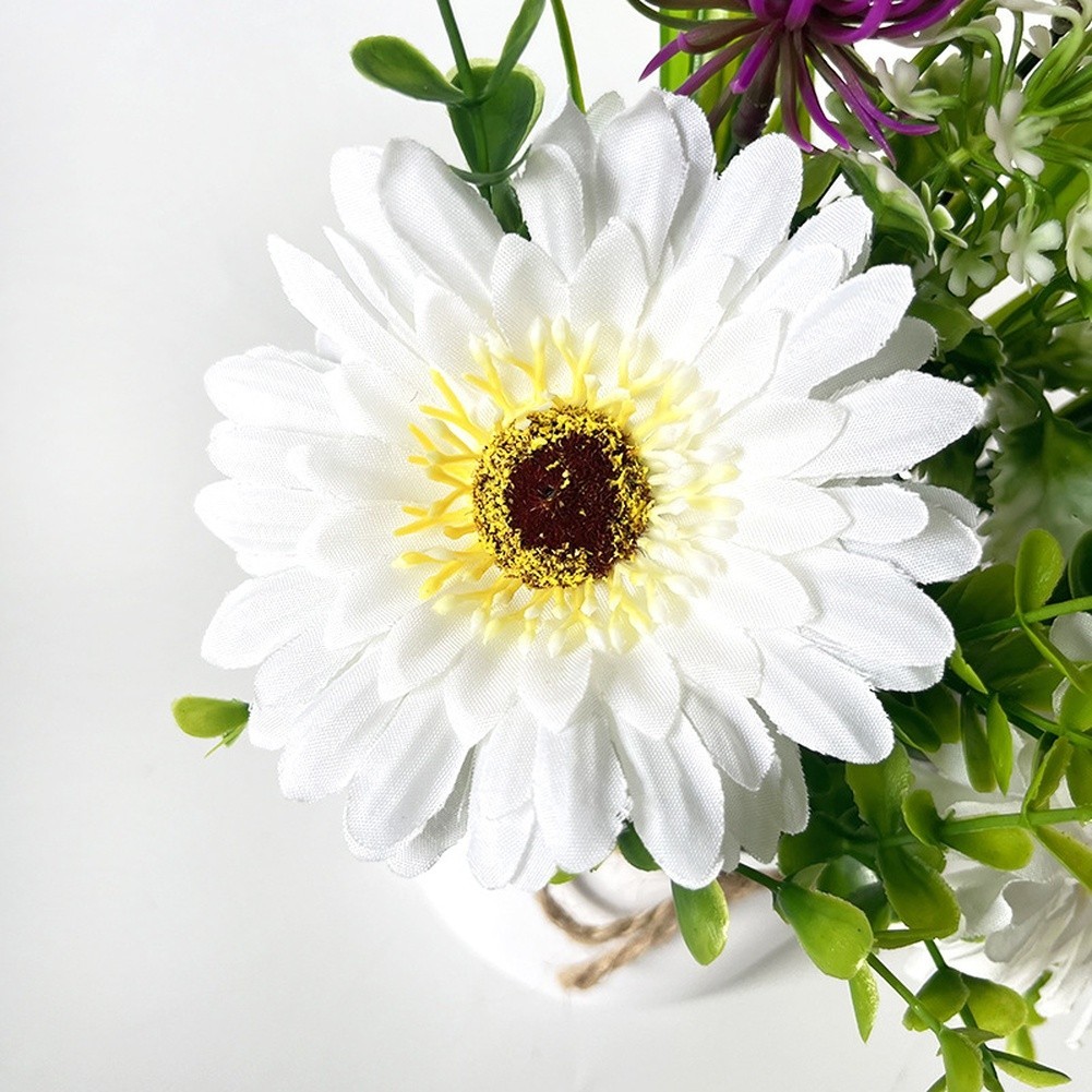 For Living Room Decor Artificial Sunflower Realistic Appearance Compact Size Fit