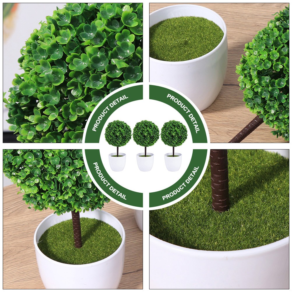 Potted Fake Plants Desktop Potted Plants Artificial Greenery Plants