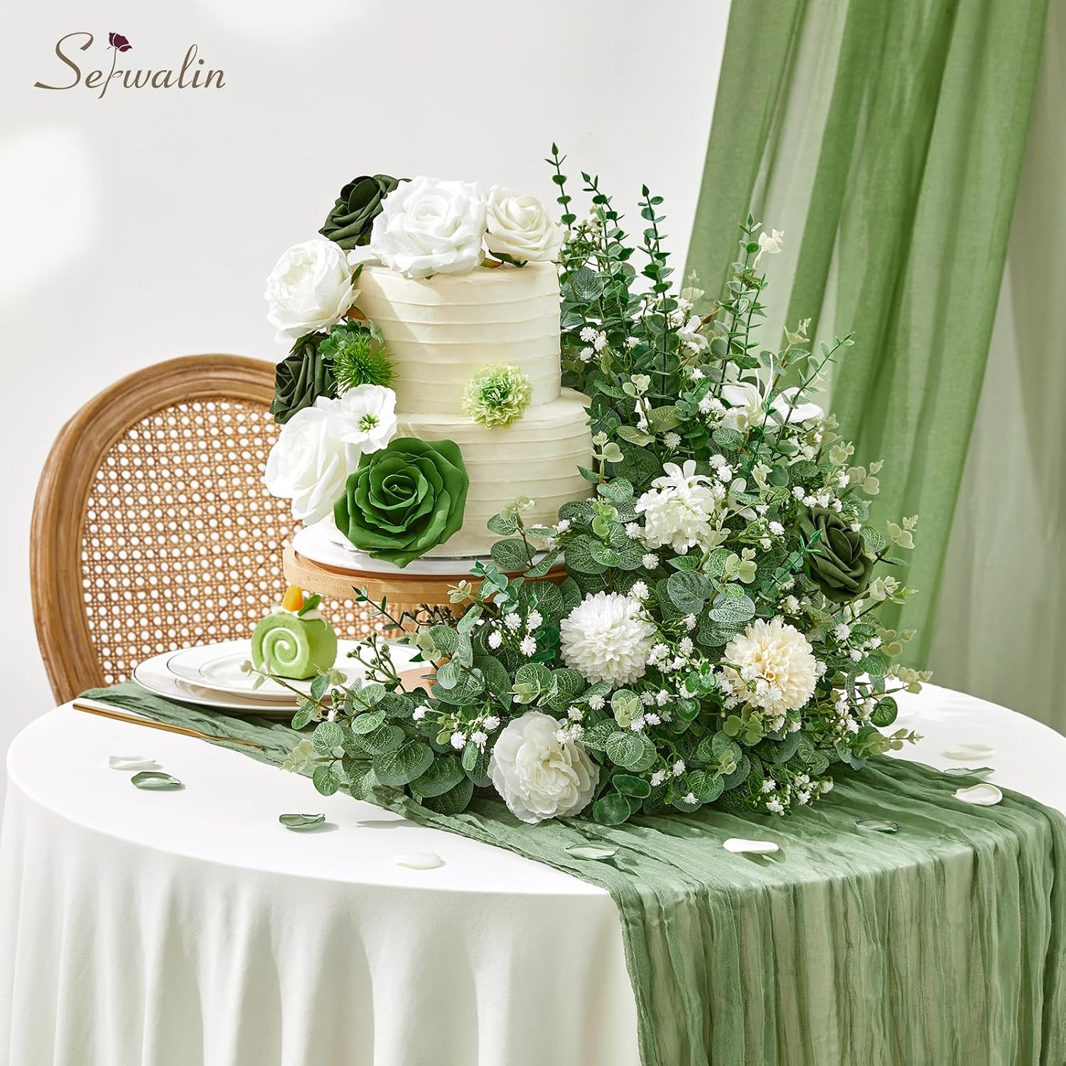 30PCS Mixed Eucalyptus Greenery Stems & Baby’S Breath Flowers Bulk | 3 Kinds Art