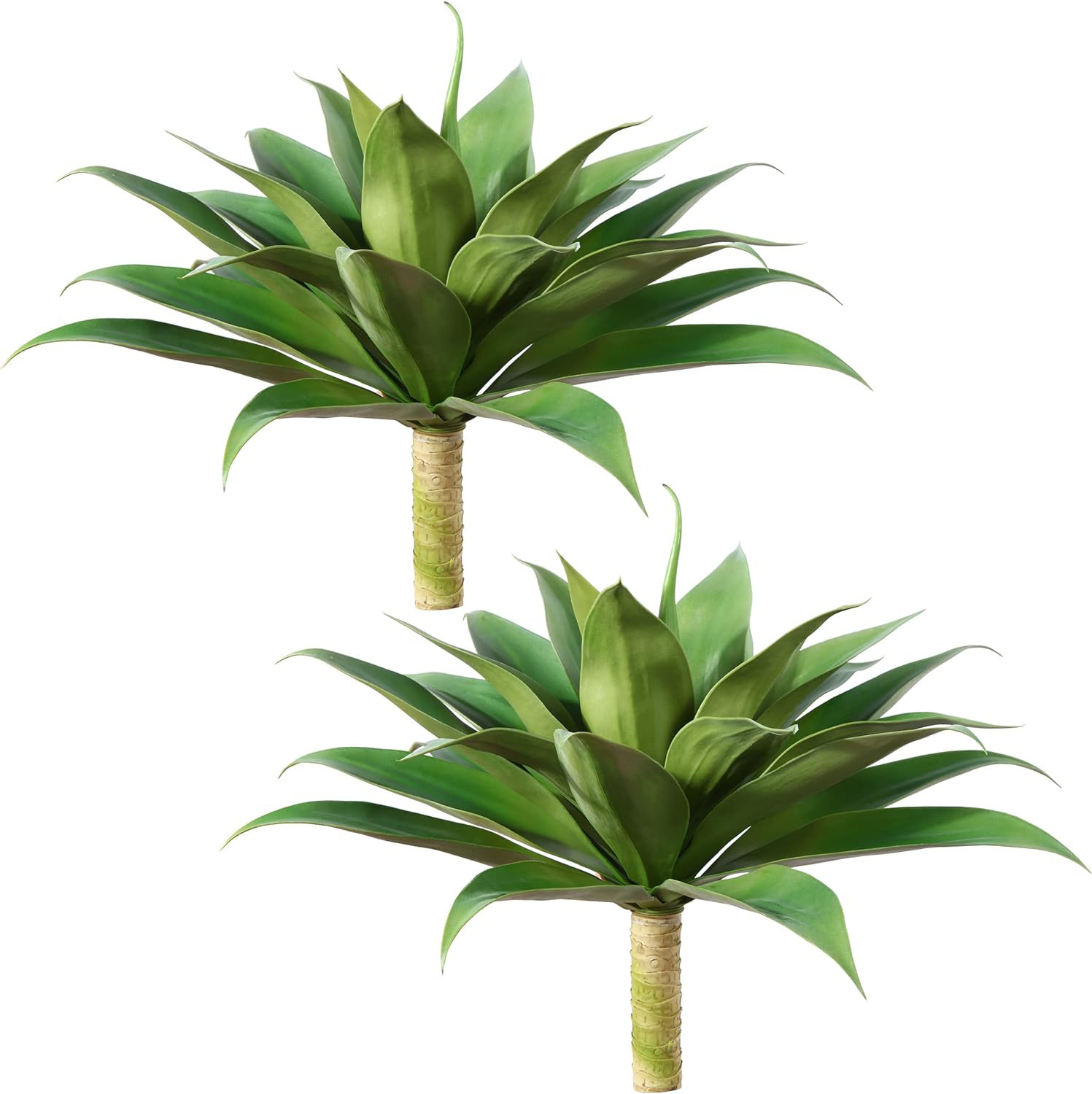 2 Pack 28 Inch Artificial Agave Plant Fake Faux Succulent Plant for Room Decor