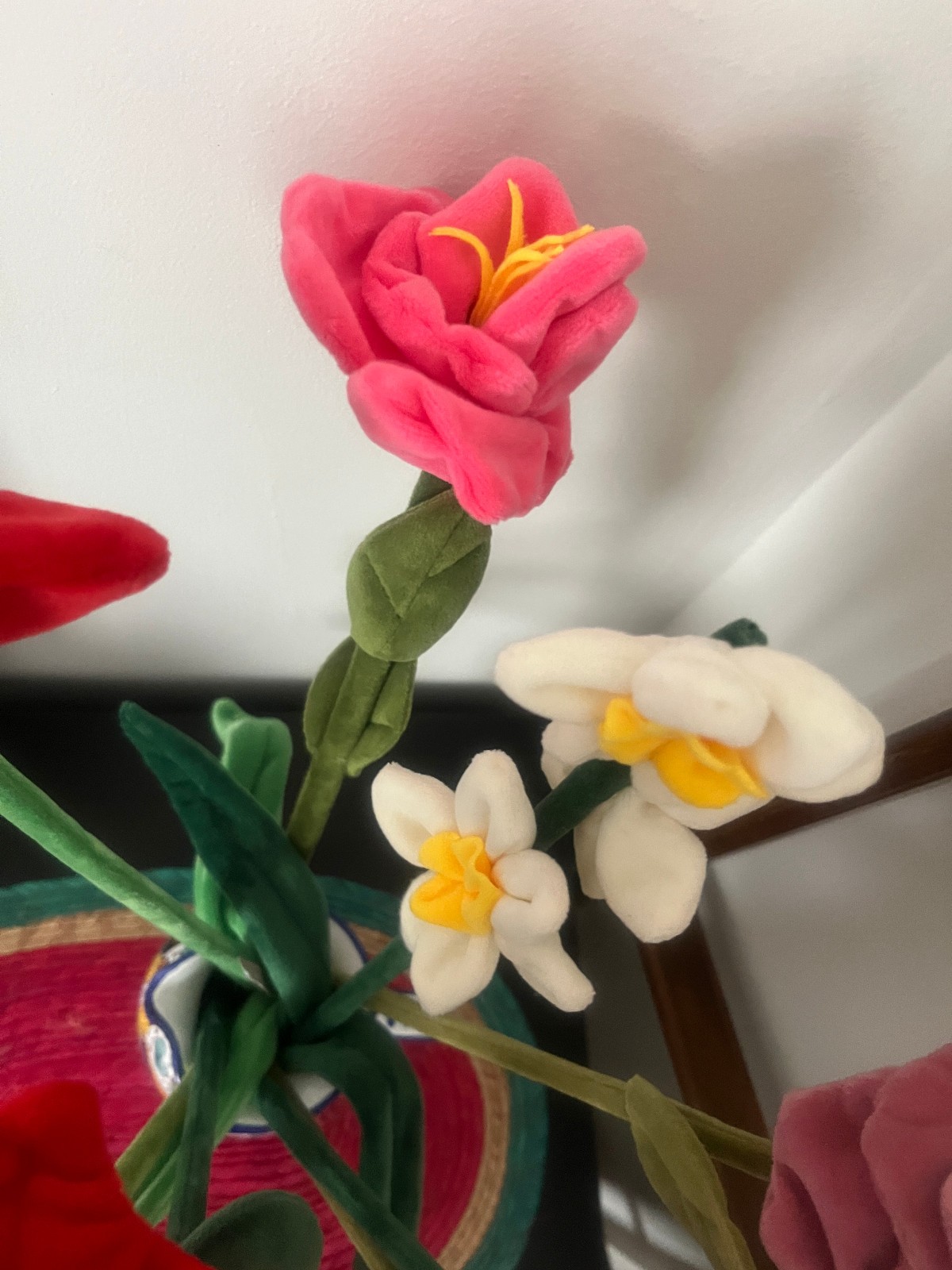 CJ Hendry Flower Market 8 fabric flowers New York City NEW