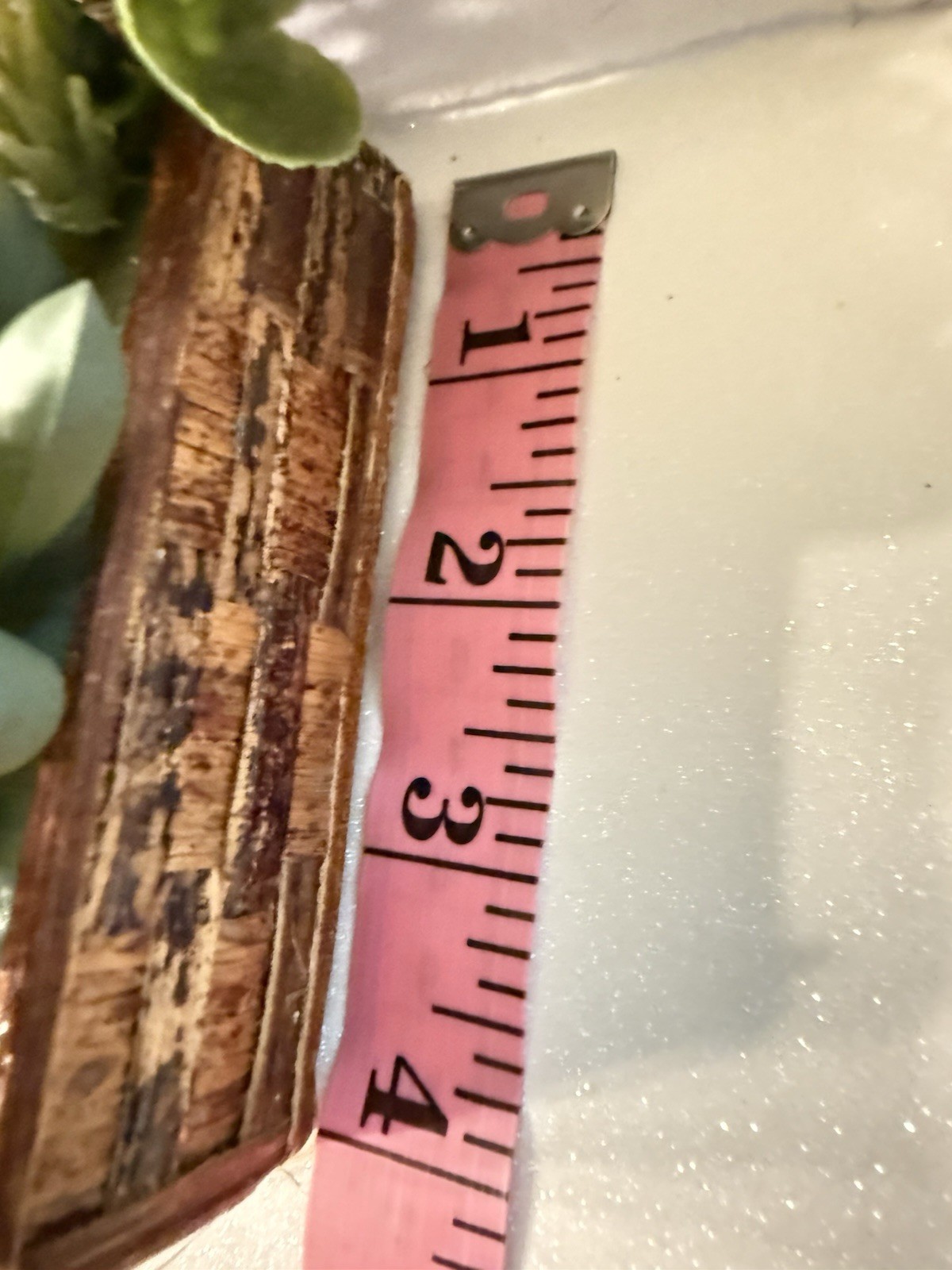 Handmade Box From Banana Fiber Artificial Succulents Repurposed Beautiful