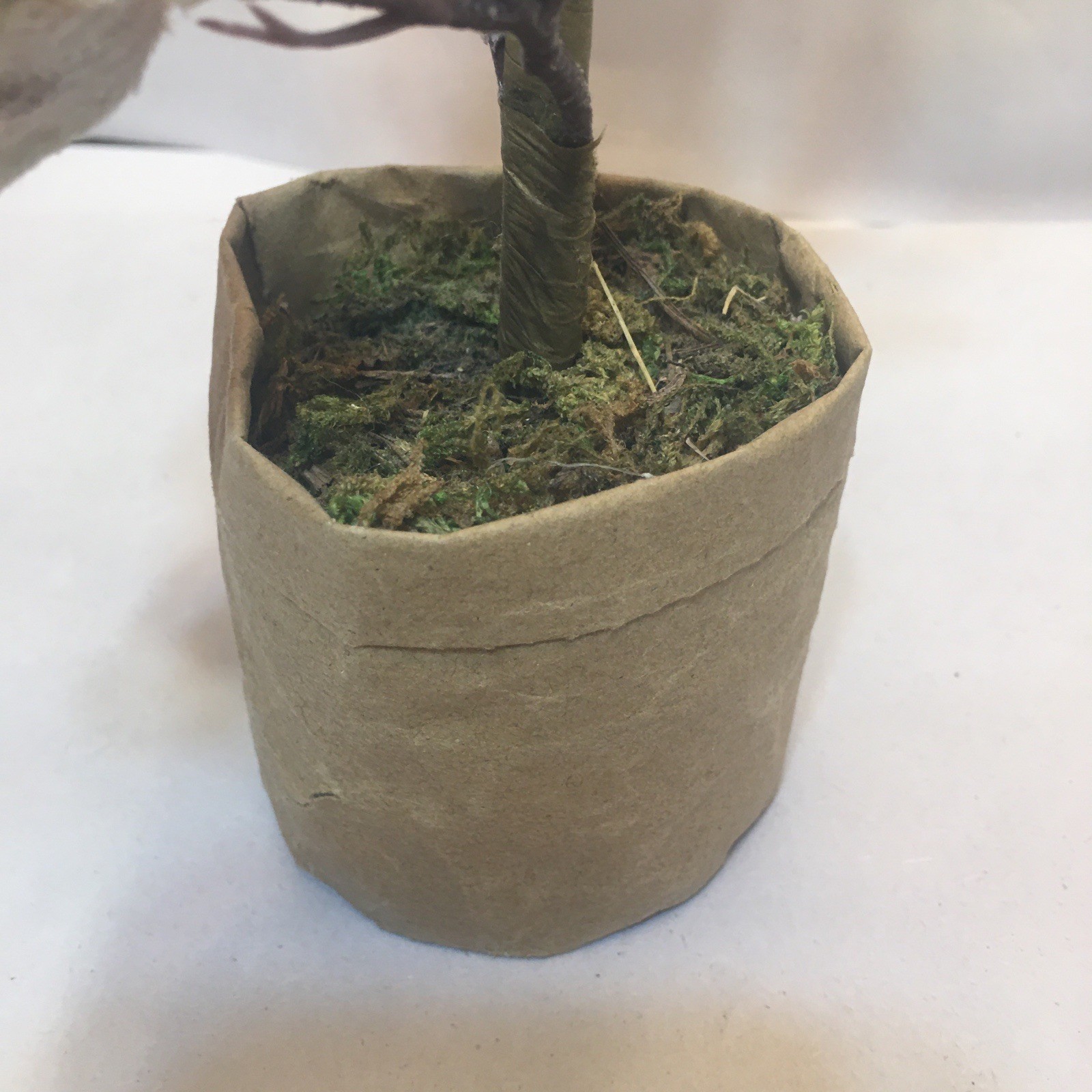 Artificial Japanese Magnolia Flowers in Paper Pot