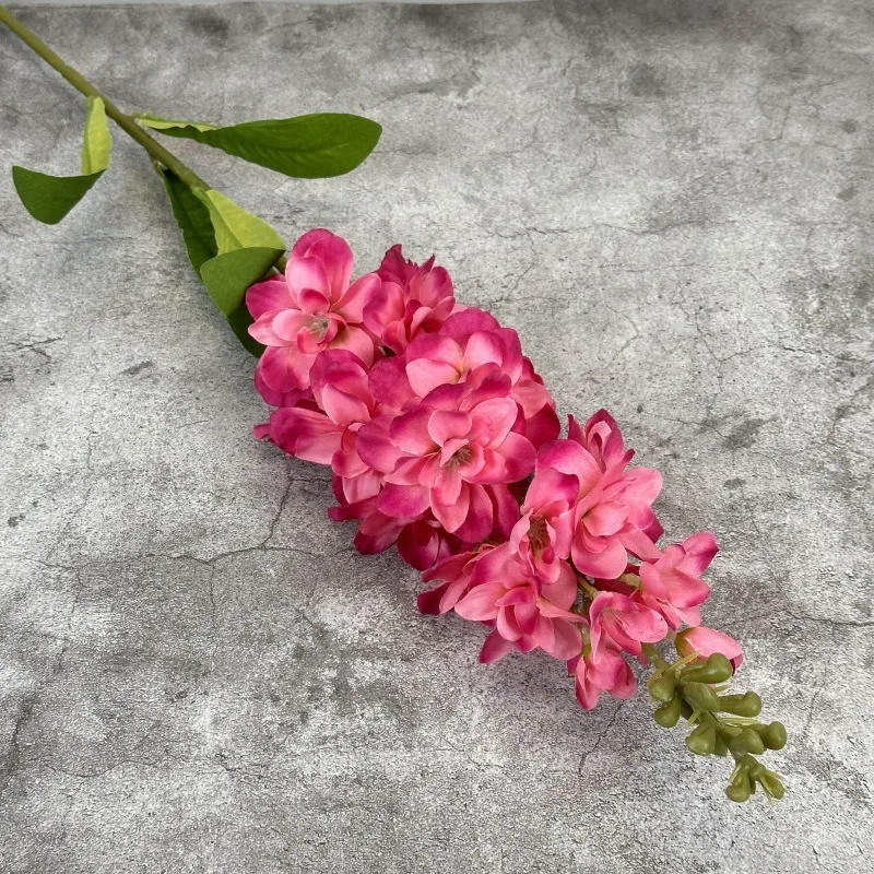Big Artificial Hyacinth Violet flower branch fleurs artificielles for autumn fal