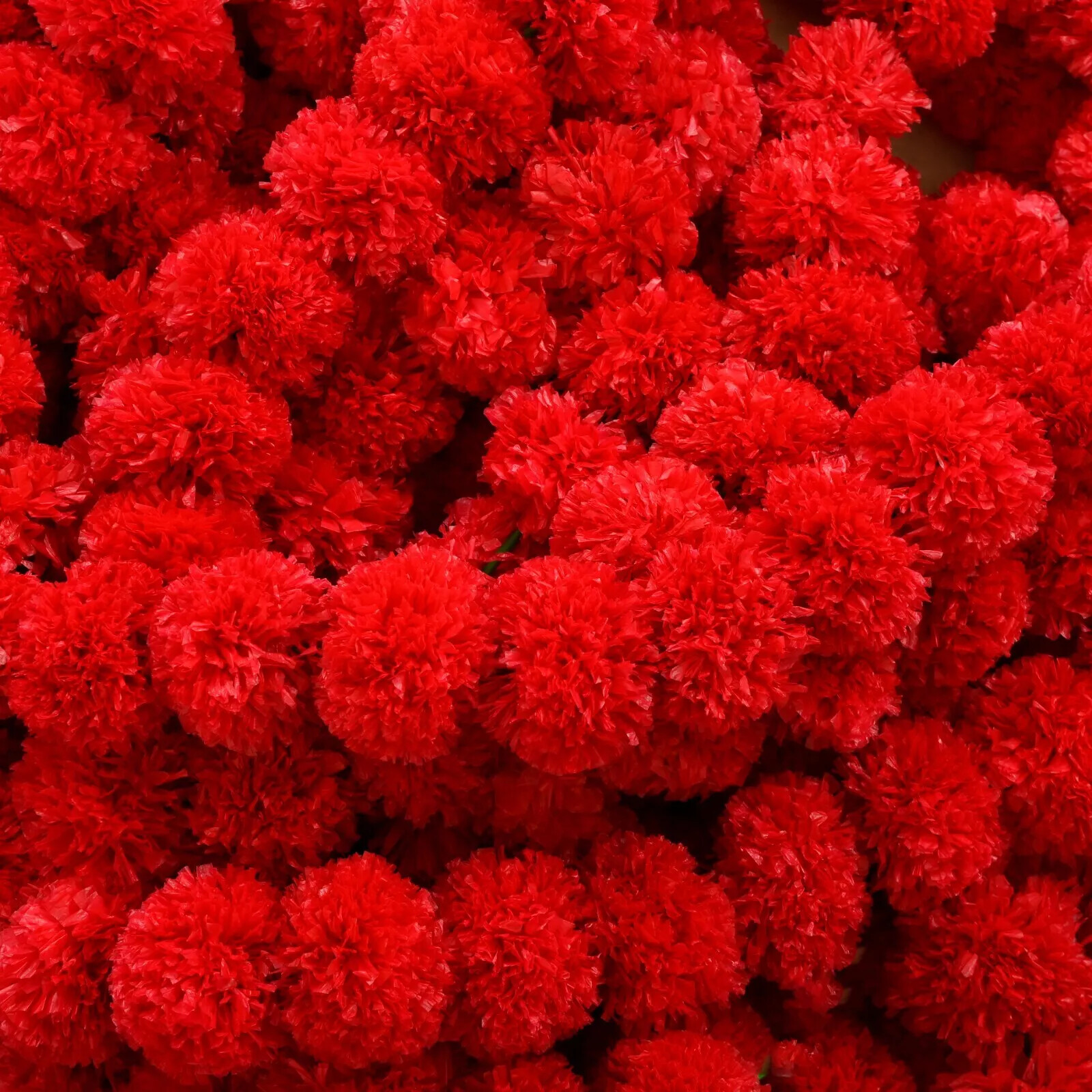 Marigold Garland for Indian Wedding Decor Mehndi Decor Artificial Flowers Diwali